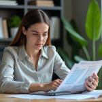 Bases de données : santé et types les plus courants décryptés ! Femme concentrée travaillant sur son ordinateur dans un bureau moderne