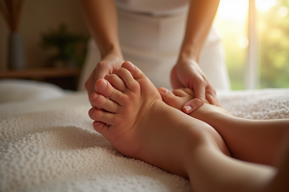 Massage du pied pour le stress : les zones à cibler