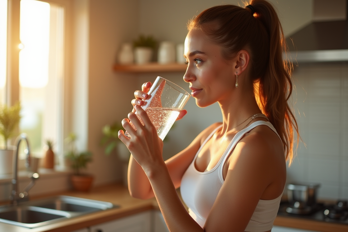 Réduction de la graisse du ventre par la consommation d’eau