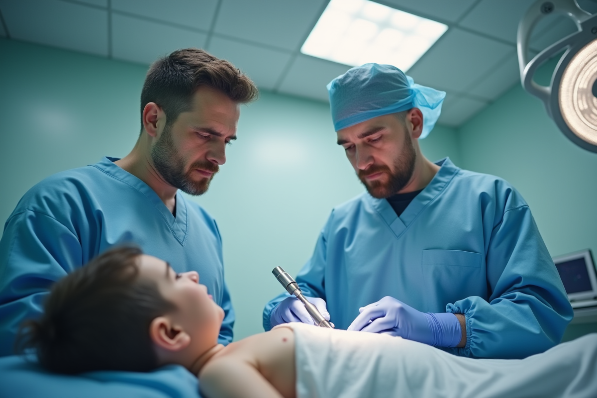 Papa et la péridurale : raisons de son départ lors de l’anesthésie