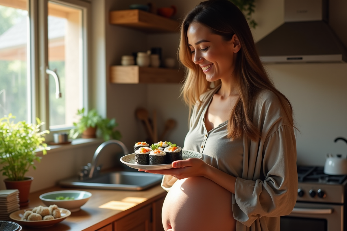 Manger des algues dans les sushis pendant la grossesse : conseils et précautions